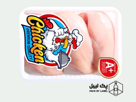 لیبل مناسب برای بستهبندی مرغ قطعهبندیشده و محصولات پروتئینی