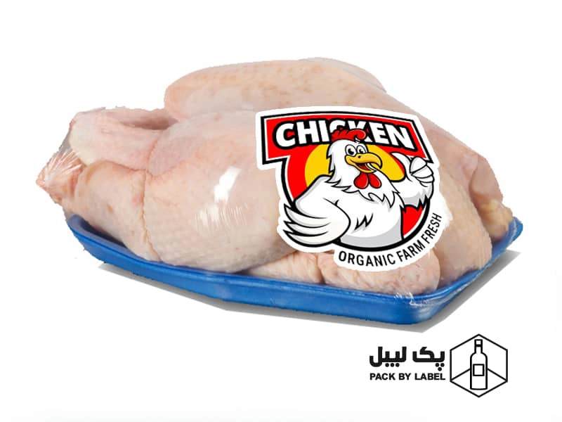 لیبل مناسب برای بستهبندی مرغ قطعهبندیشده و محصولات پروتئینی