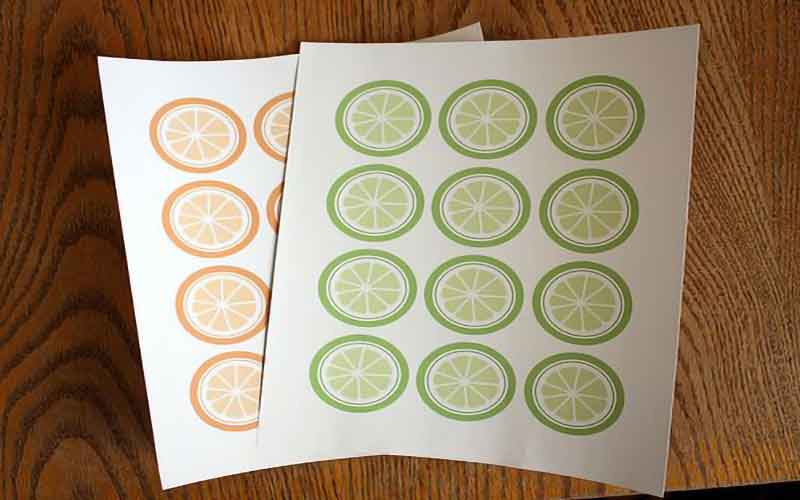 چاپ لیبل میوه